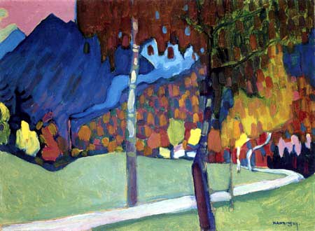 Wassily Wassilyevich Kandinsky - Autumn Study in Oberau