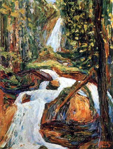 Vassily Kandinsky - Kochel - Cascade I