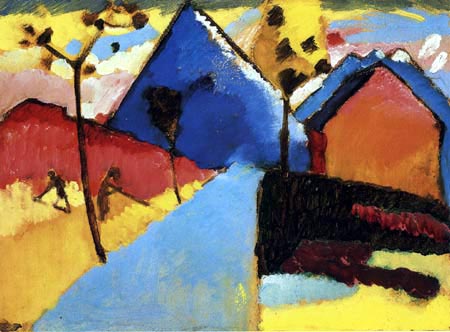 Vassily Kandinsky - Étude de la nature de Murnau I