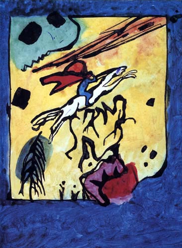 Vasili Kandinski - Diseño para el jinete azul