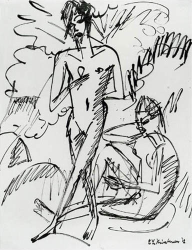 Ernst Ludwig Kirchner - Baigneuses