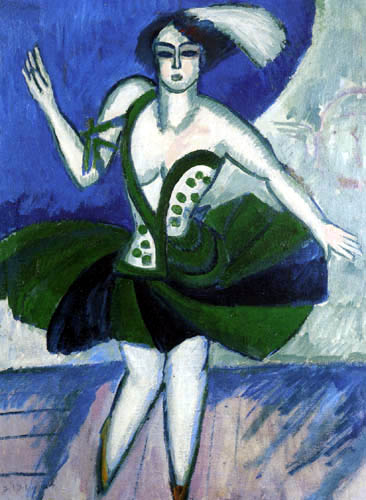 Ernst Ludwig Kirchner - La bailarina rusa Mela