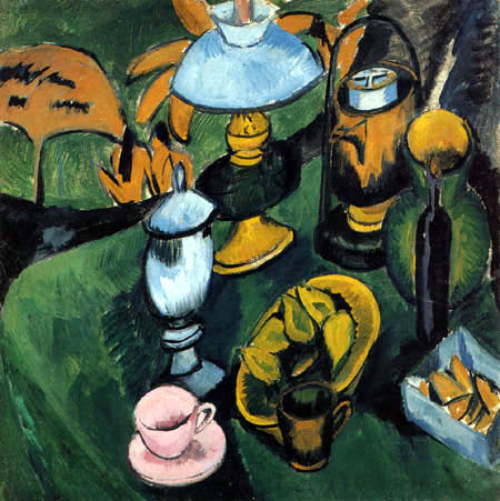 Ernst Ludwig Kirchner - Still Life with Lamp