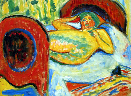 Ernst Ludwig Kirchner - Desnuda