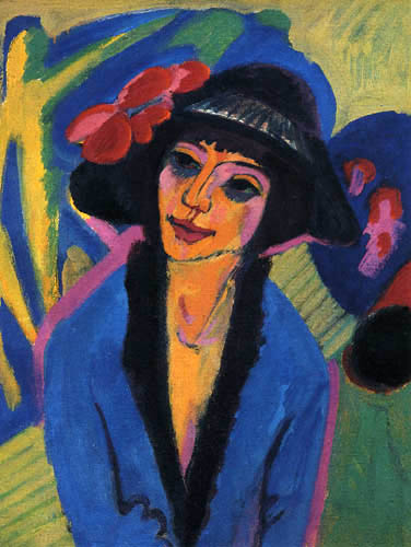 Ernst Ludwig Kirchner - Portrait of Gerda