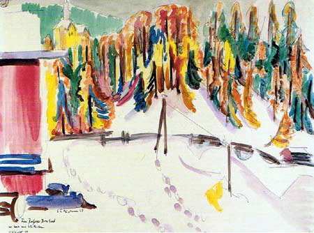 Ernst Ludwig Kirchner - La montaña de Clavadel