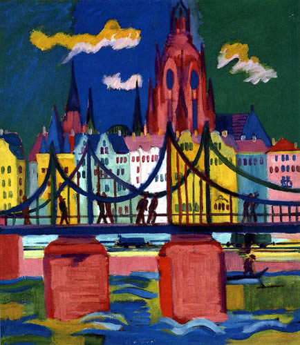 Ernst Ludwig Kirchner - La Catedral de Frankfurt