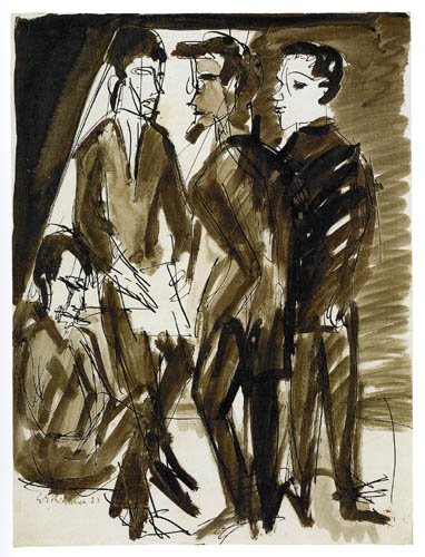 Ernst Ludwig Kirchner - Quatre Peintres