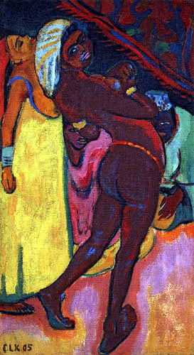 Ernst Ludwig Kirchner - La bailarina negra