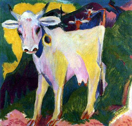 Ernst Ludwig Kirchner - Die weiße Kuh