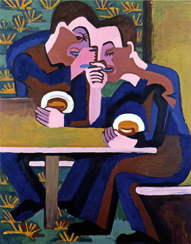 Ernst Ludwig Kirchner - Mangeurs