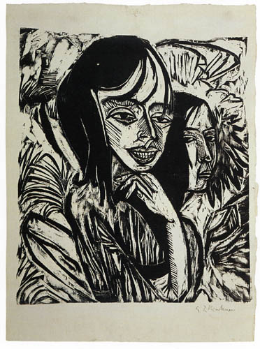 Ernst Ludwig Kirchner - Chicas de Fehmarn