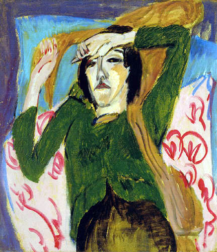 Ernst Ludwig Kirchner - Woman in a Green Jacket