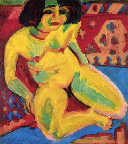 Ernst Ludwig Kirchner - Frauenakt Dodo