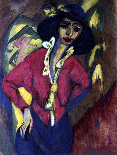 Ernst Ludwig Kirchner - Portrait of Gerda