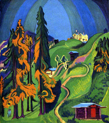 Ernst Ludwig Kirchner - Paysage d'automne