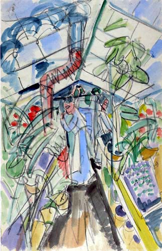 Ernst Ludwig Kirchner - Dans la serre