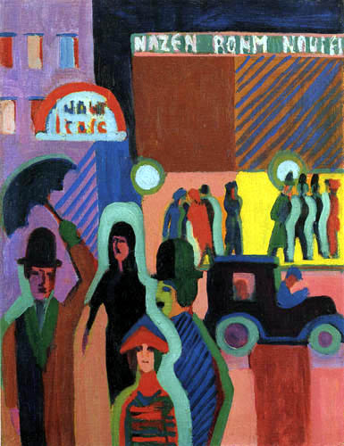 Ernst Ludwig Kirchner - Department store in the rain