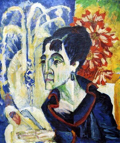 Ernst Ludwig Kirchner - Cabeza de Erna