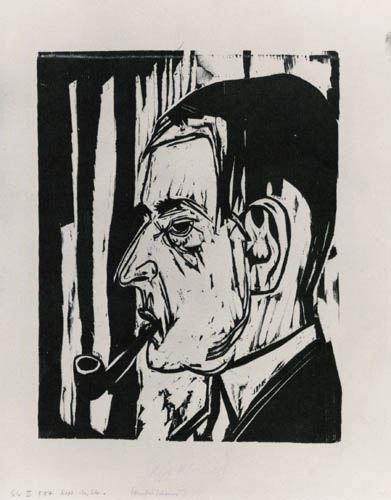 Ernst Ludwig Kirchner - Portrait of Manfred Shames