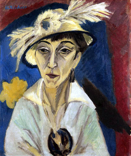 Ernst Ludwig Kirchner - Portrait d' Erna Schilling