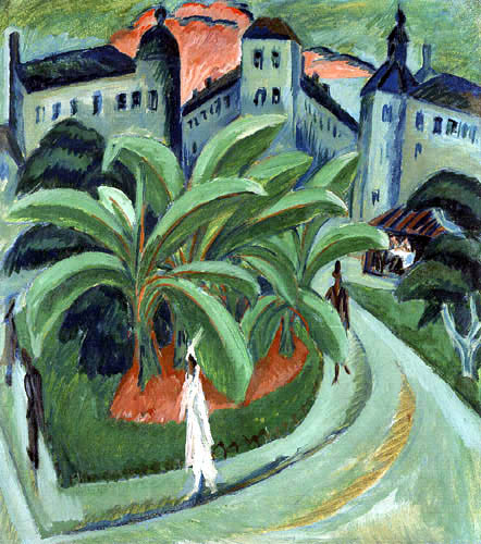 Ernst Ludwig Kirchner - Une place à Halle