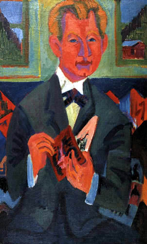 Ernst Ludwig Kirchner - Retrato de Edwin Redslob