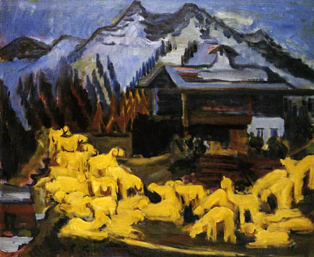 Ernst Ludwig Kirchner - Troupeau de moutons