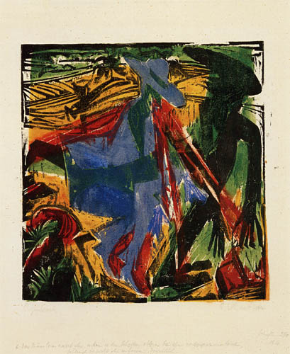 Ernst Ludwig Kirchner - Schlemihls rencontre avec l'ombre VI