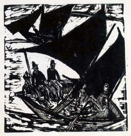 Ernst Ludwig Kirchner - Voiliers à Fehmarn