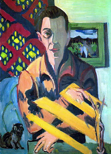 Ernst Ludwig Kirchner - Autorretrato