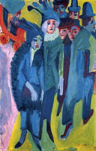 Ernst Ludwig Kirchner - Straßenszene
