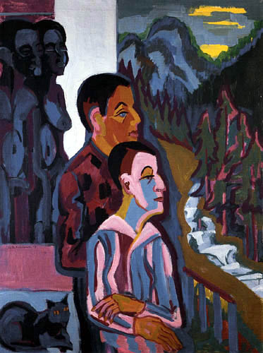 Ernst Ludwig Kirchner - Antes de la salida del sol