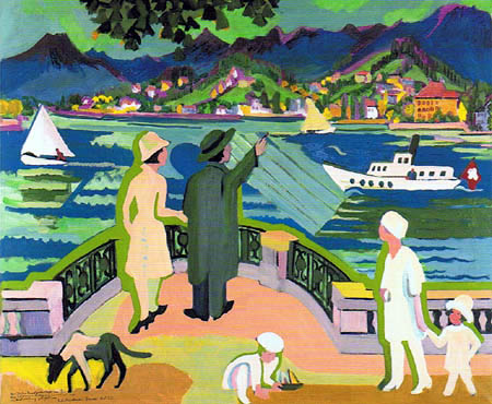 Ernst Ludwig Kirchner - Lago de Zurich