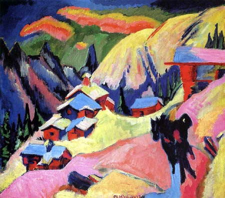 Ernst Ludwig Kirchner - Alp in the snow