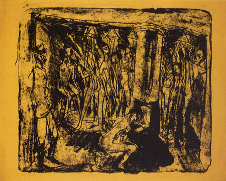 Ernst Ludwig Kirchner - Le bain de soldat