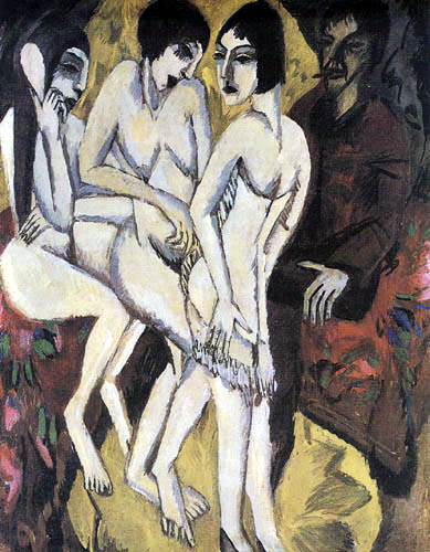 Ernst Ludwig Kirchner - Jugement de Pâris, Le jugement du mont Ida