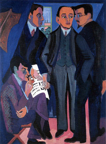 Ernst Ludwig Kirchner - A group of artists - Kirchner, Heckel, Mueller, Schmidt Rottluff