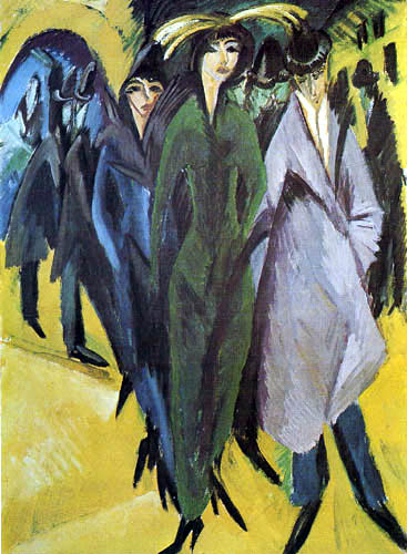 Ernst Ludwig Kirchner - Women in a street
