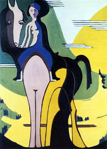Ernst Ludwig Kirchner - El jinete