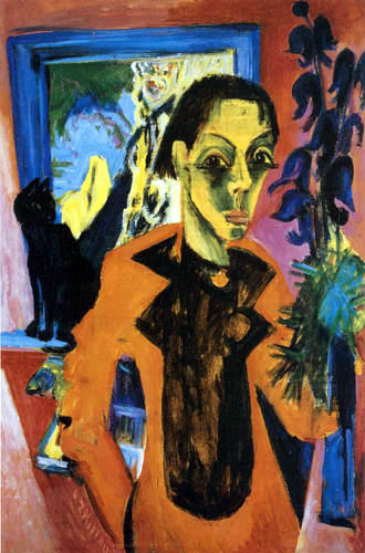 Ernst Ludwig Kirchner - Self portrait