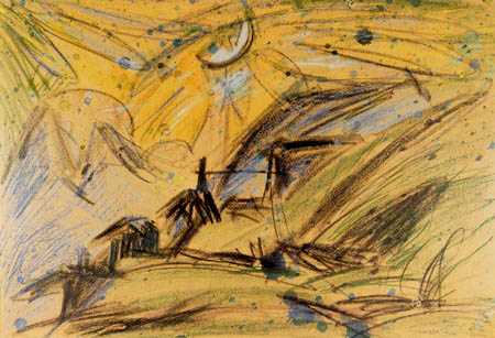 Ernst Ludwig Kirchner - Stafelalp bei Neumond