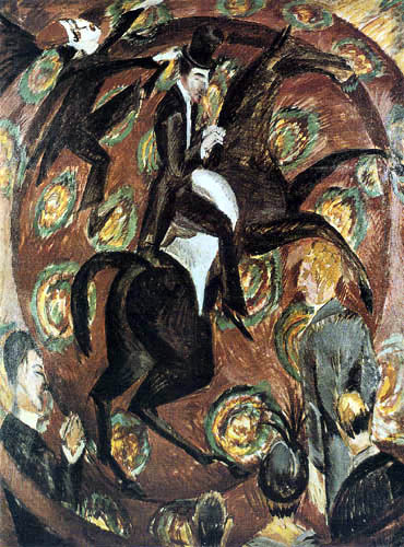 Ernst Ludwig Kirchner - Jinete del circo