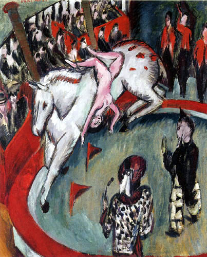 Ernst Ludwig Kirchner - Jinete del circo
