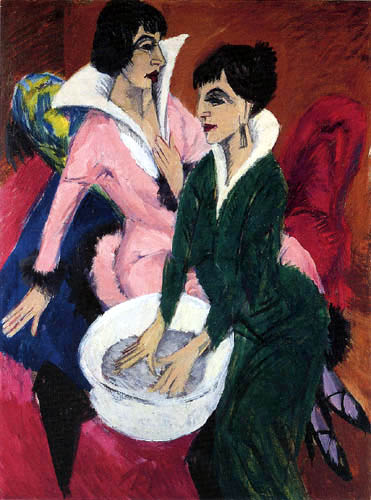 Ernst Ludwig Kirchner - Deux femmes