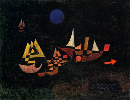 Paul Klee - Abfahrt der Schiffe
