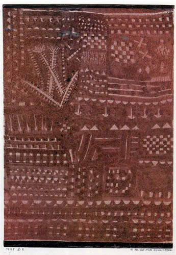 Paul Klee - In der Art eines Lederteppichs