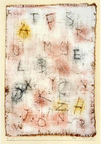 Paul Klee - ABC for a Muralist