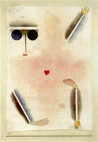 Paul Klee - Hat Kopf, Hand, Fuss und Herz