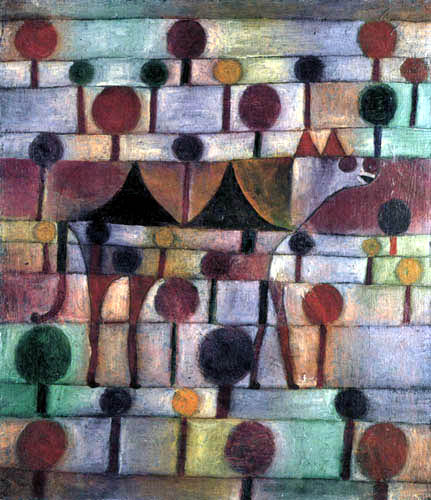 Paul Klee - Kamel in rhytmischer Baumlandschaft